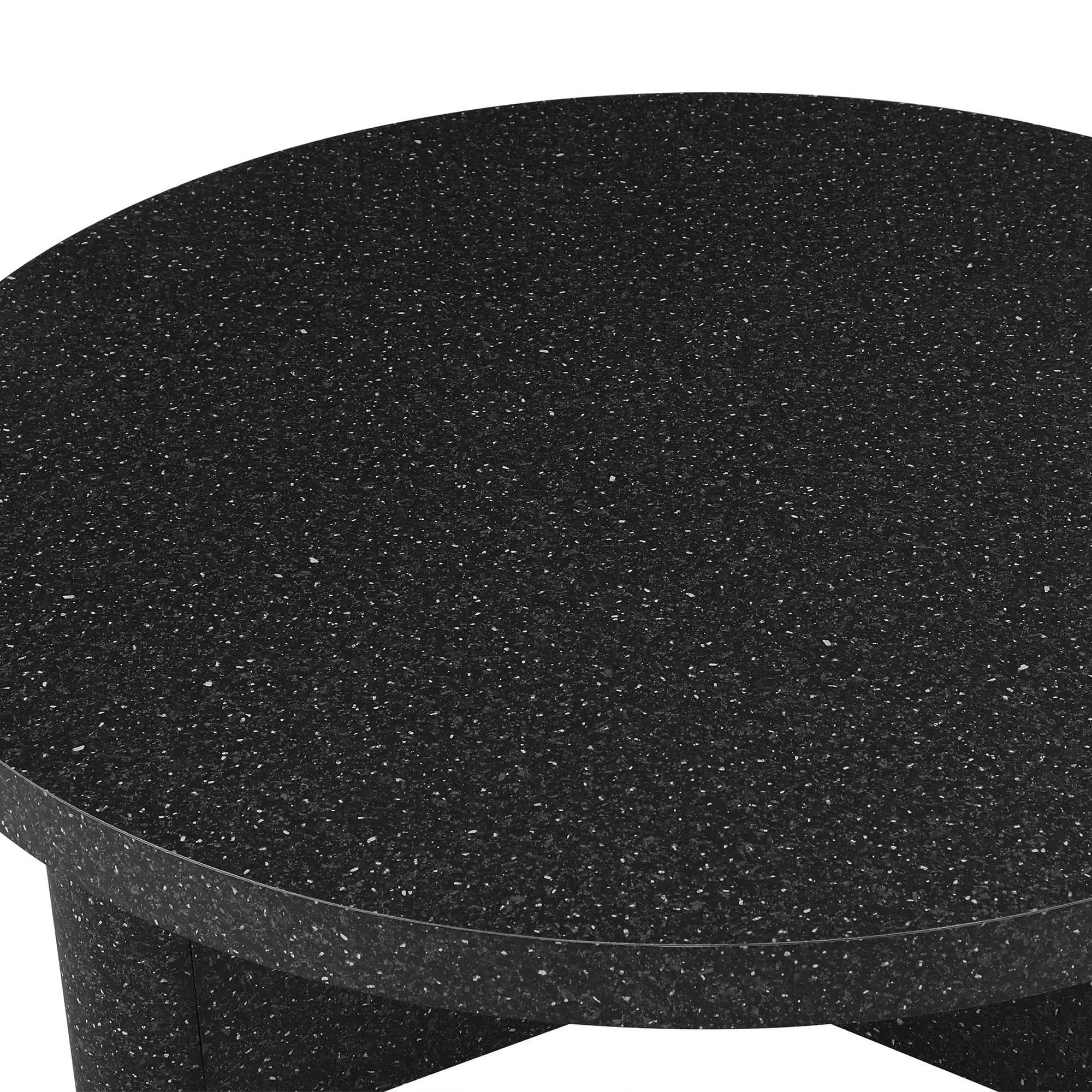 Alan Round Marble Coffee Table - Image 4