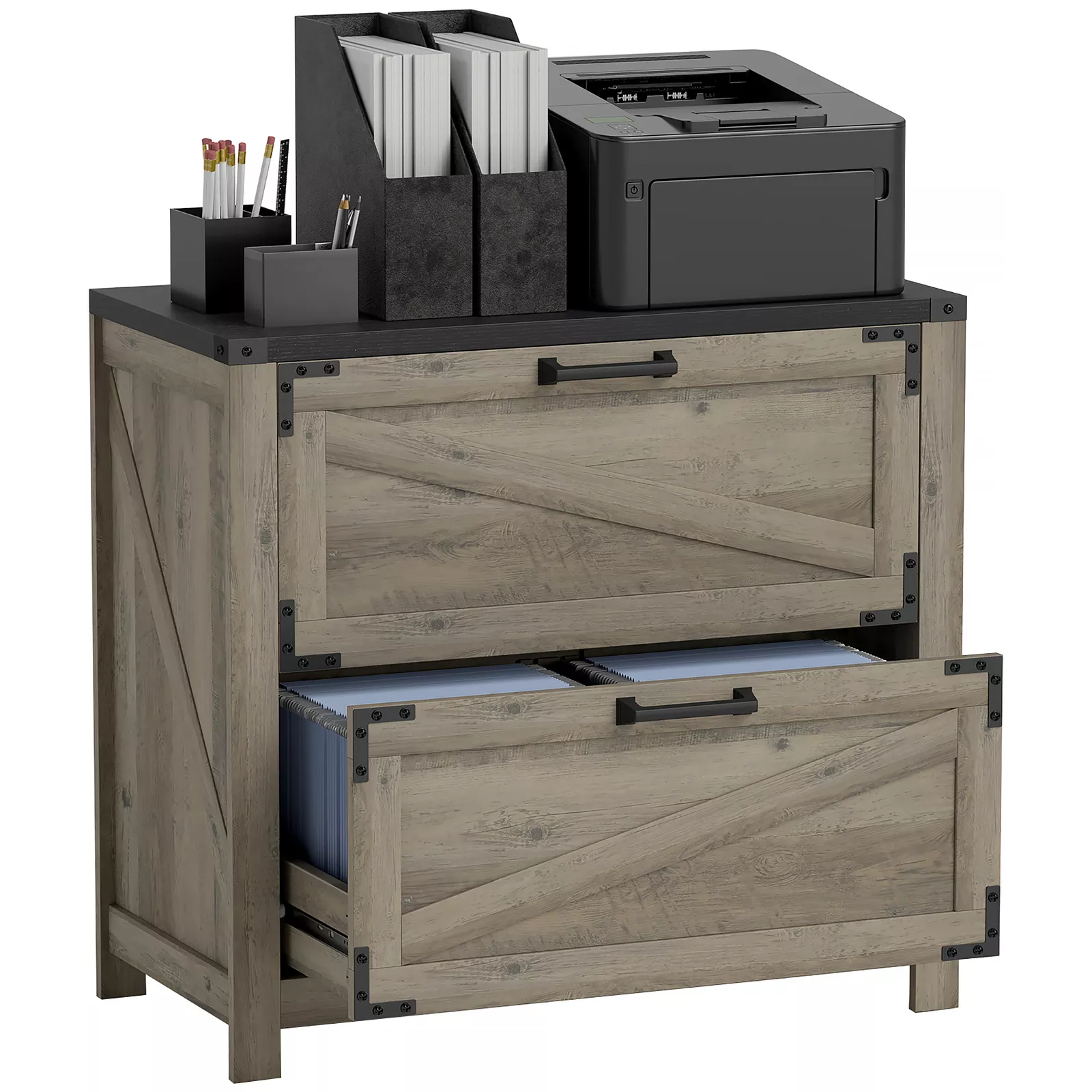 Albie 2 Drawers File Cabinet - Image 2