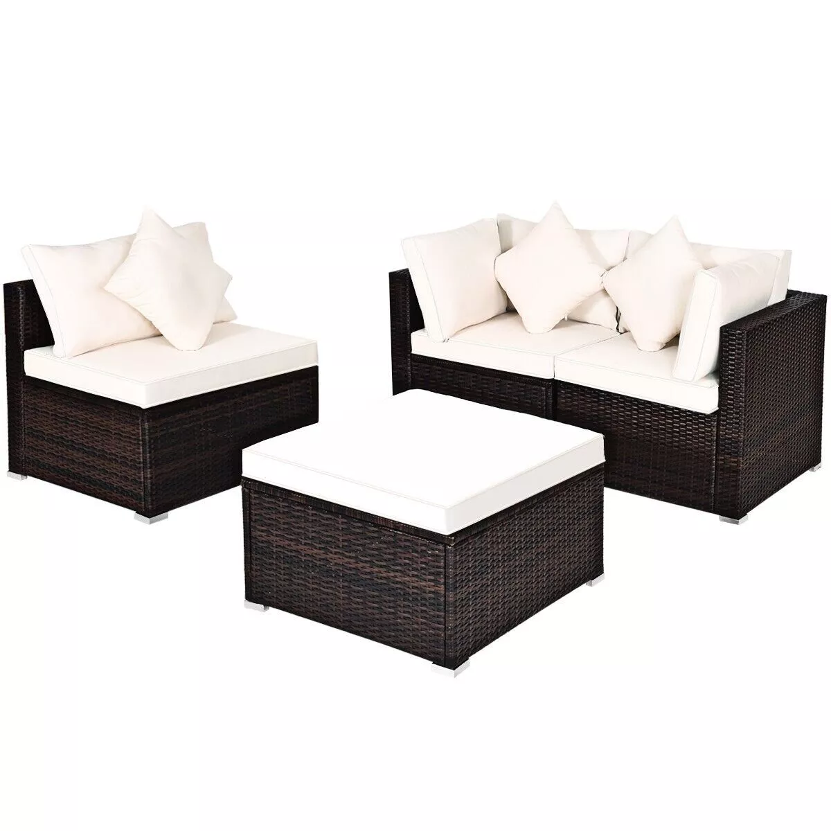 Allen 4 Pieces Garden Furniture Set - Image 2
