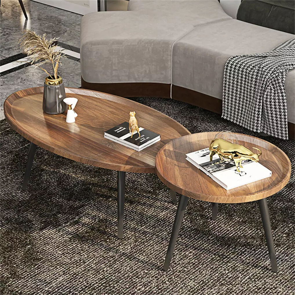 Alvin Round Nesting Coffee Table
