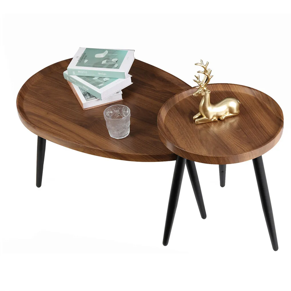 Alvin Round Nesting Coffee Table - Image 4