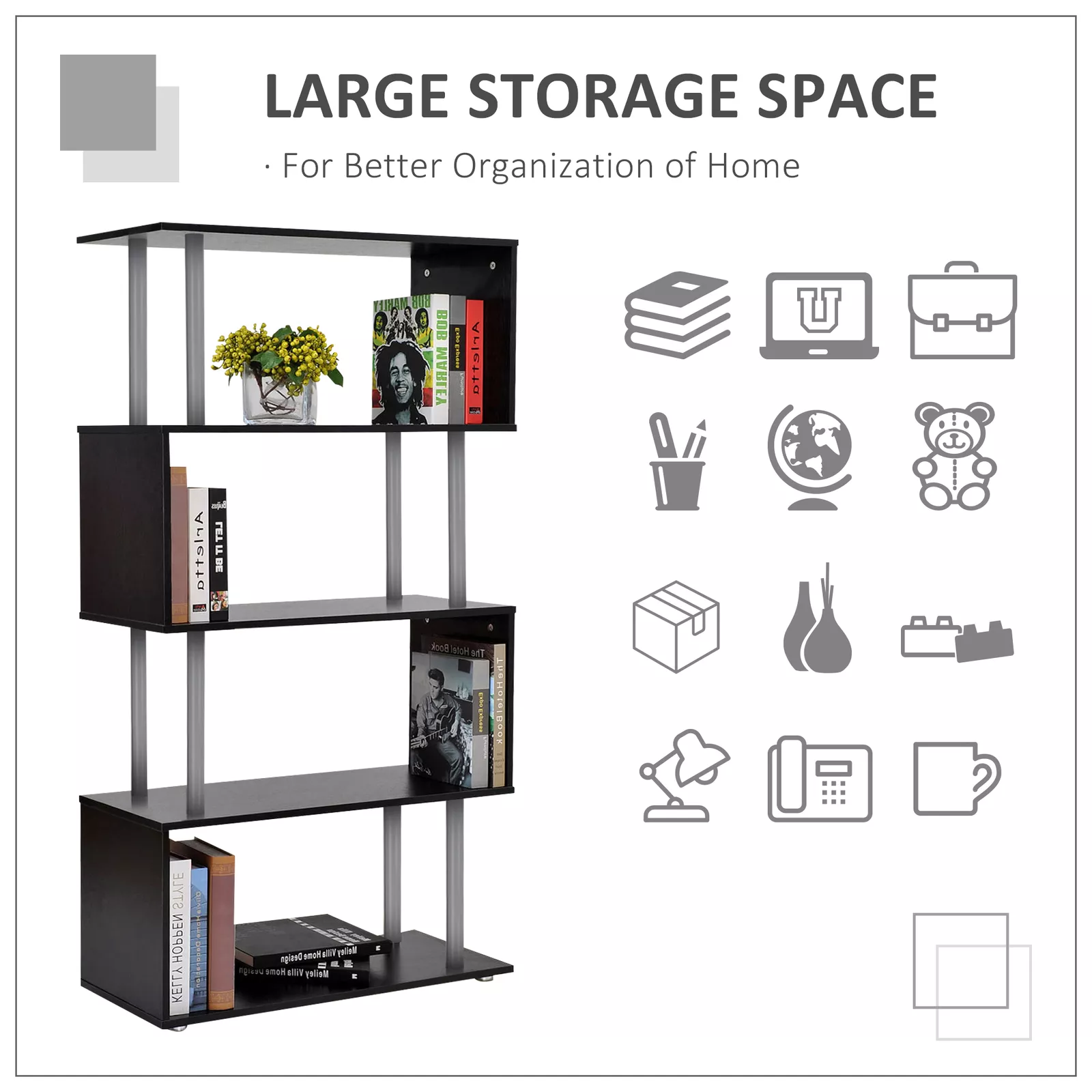 Alys Bookcase Bookshelf - Image 3