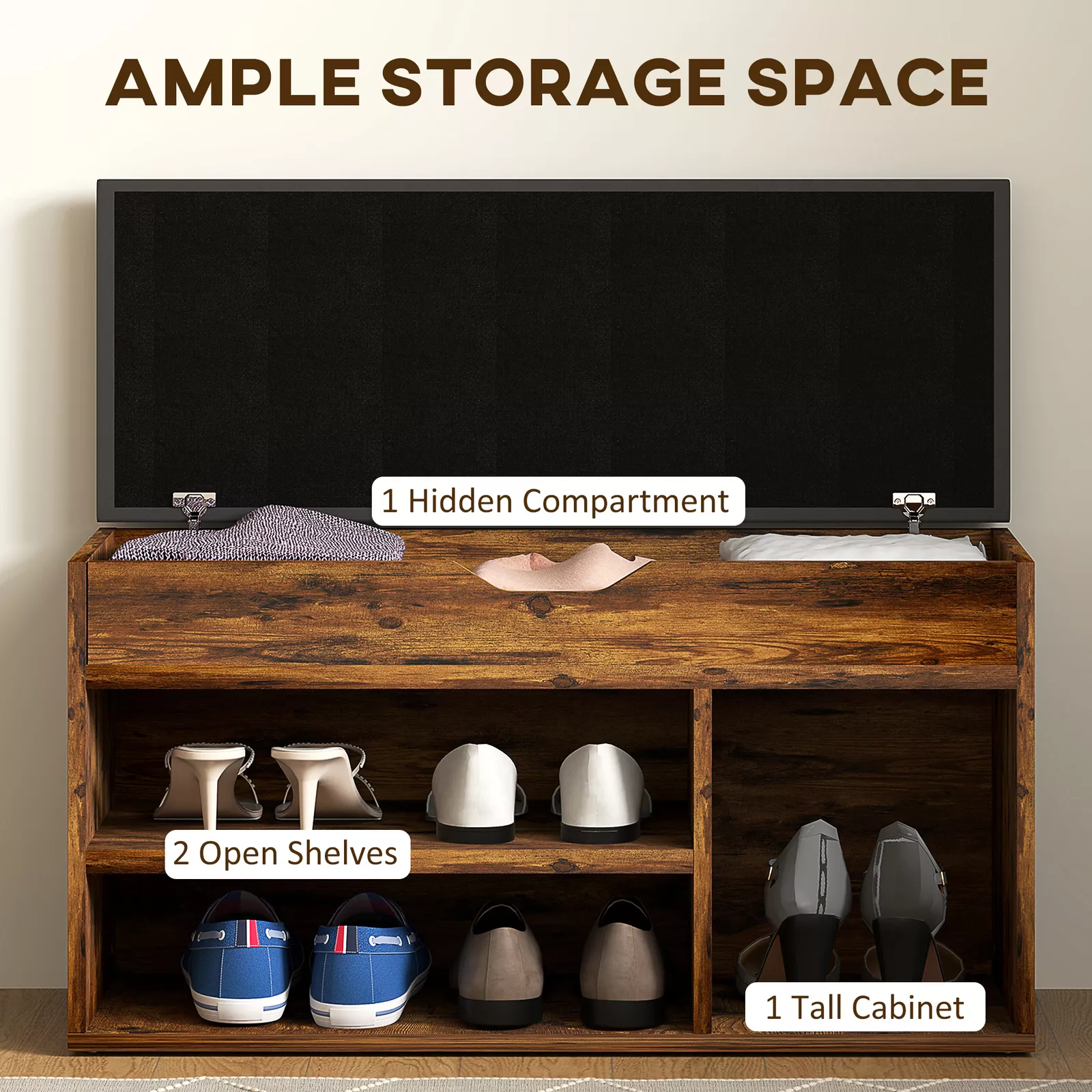 Alys Entryway Storage Bench - Image 5