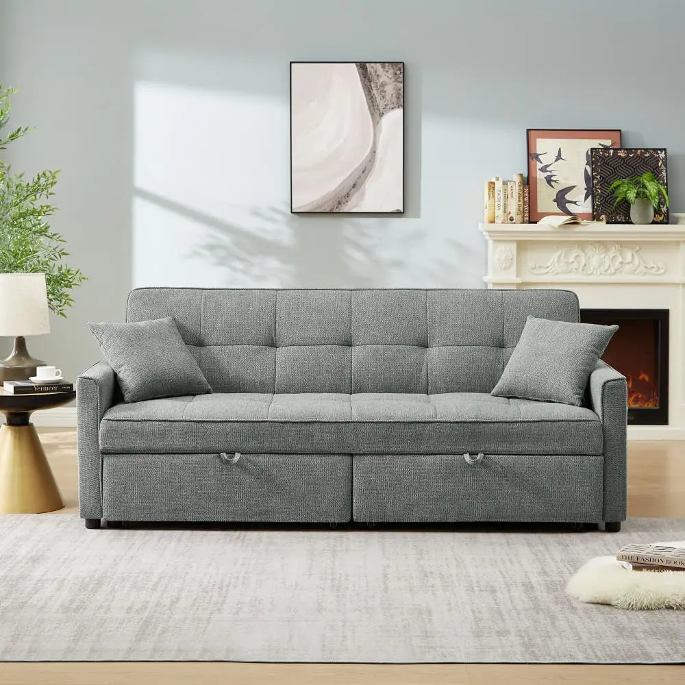 Anais 3 Seater Corner Sofa Bed - Image 2