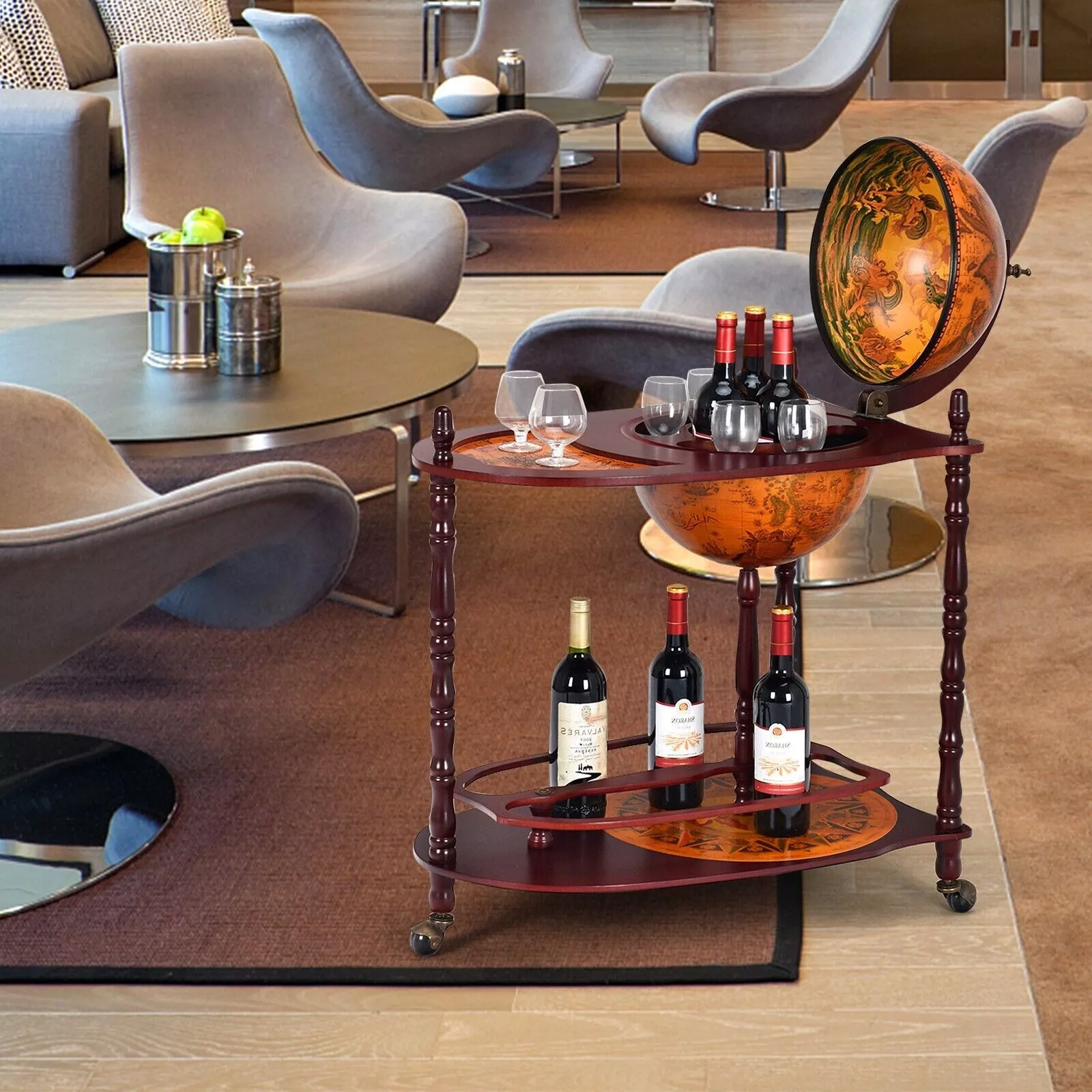 Andre Globe Drinks Cabinet