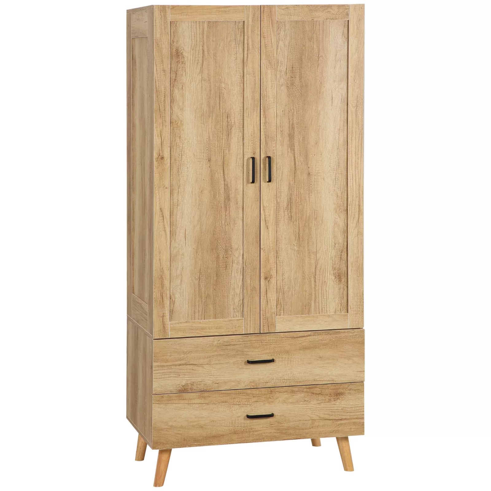 Aron 2 Door Wardrobe With Drawers - Image 2