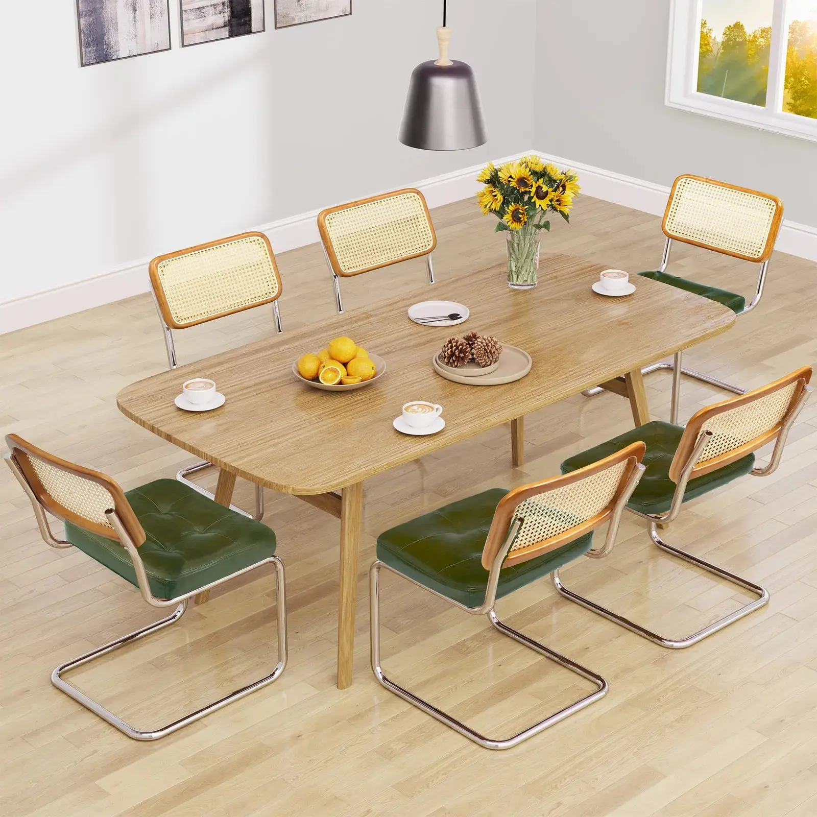 Arthur Mid Century Rattan Dining Chair (Set of 2) - Image 2