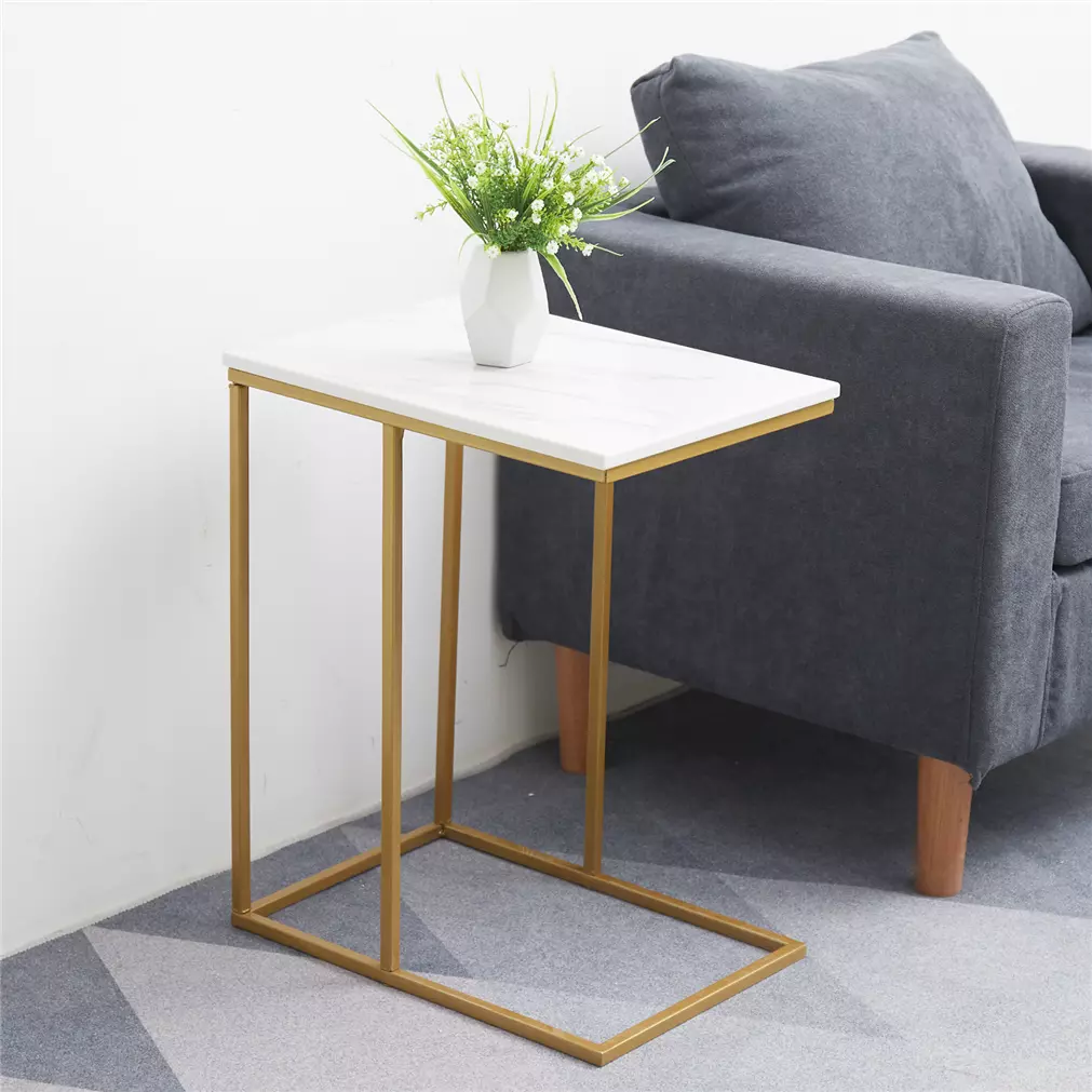 Asad Marble Sofa Side End Table