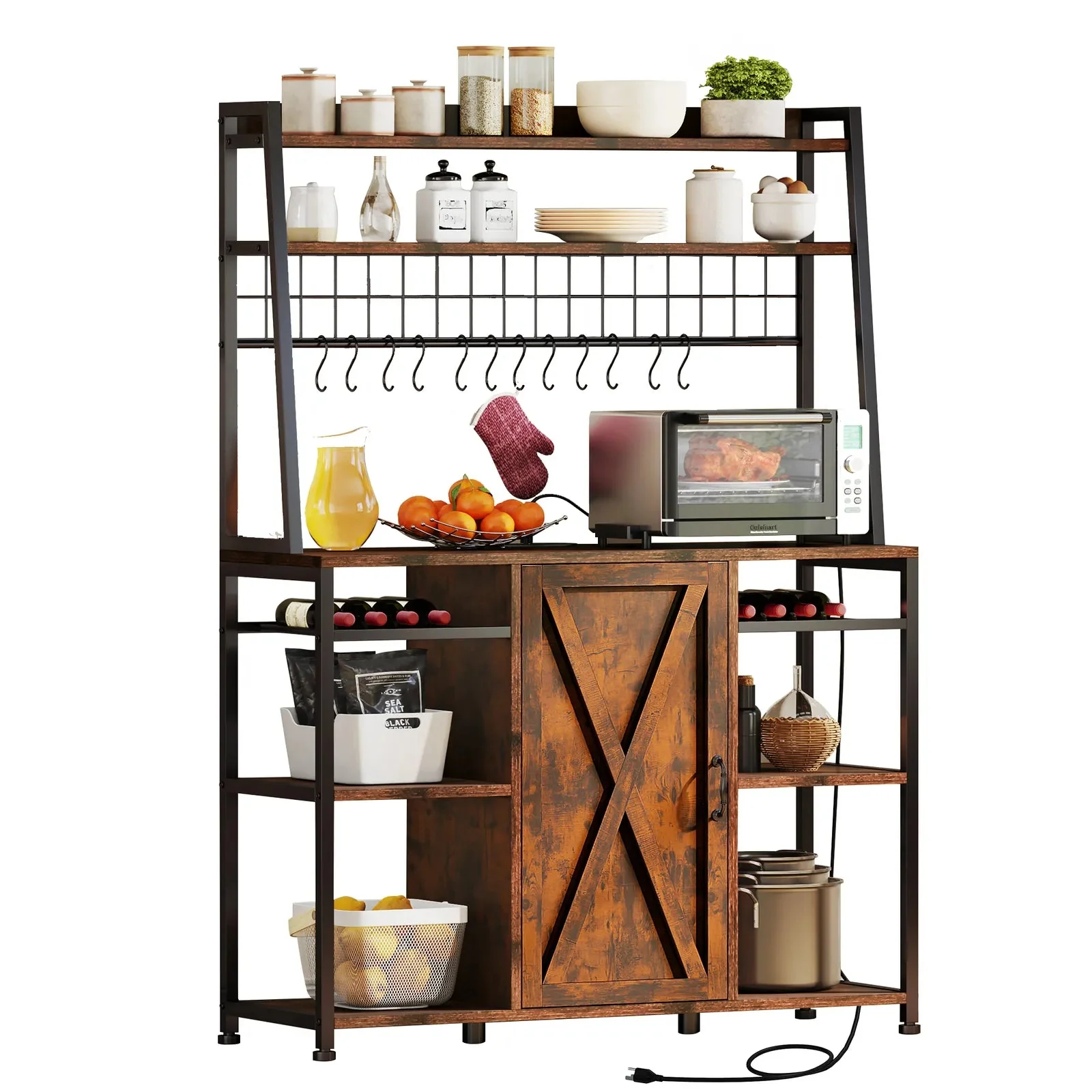 Austin Bakers Rack With Cabinet - Image 2