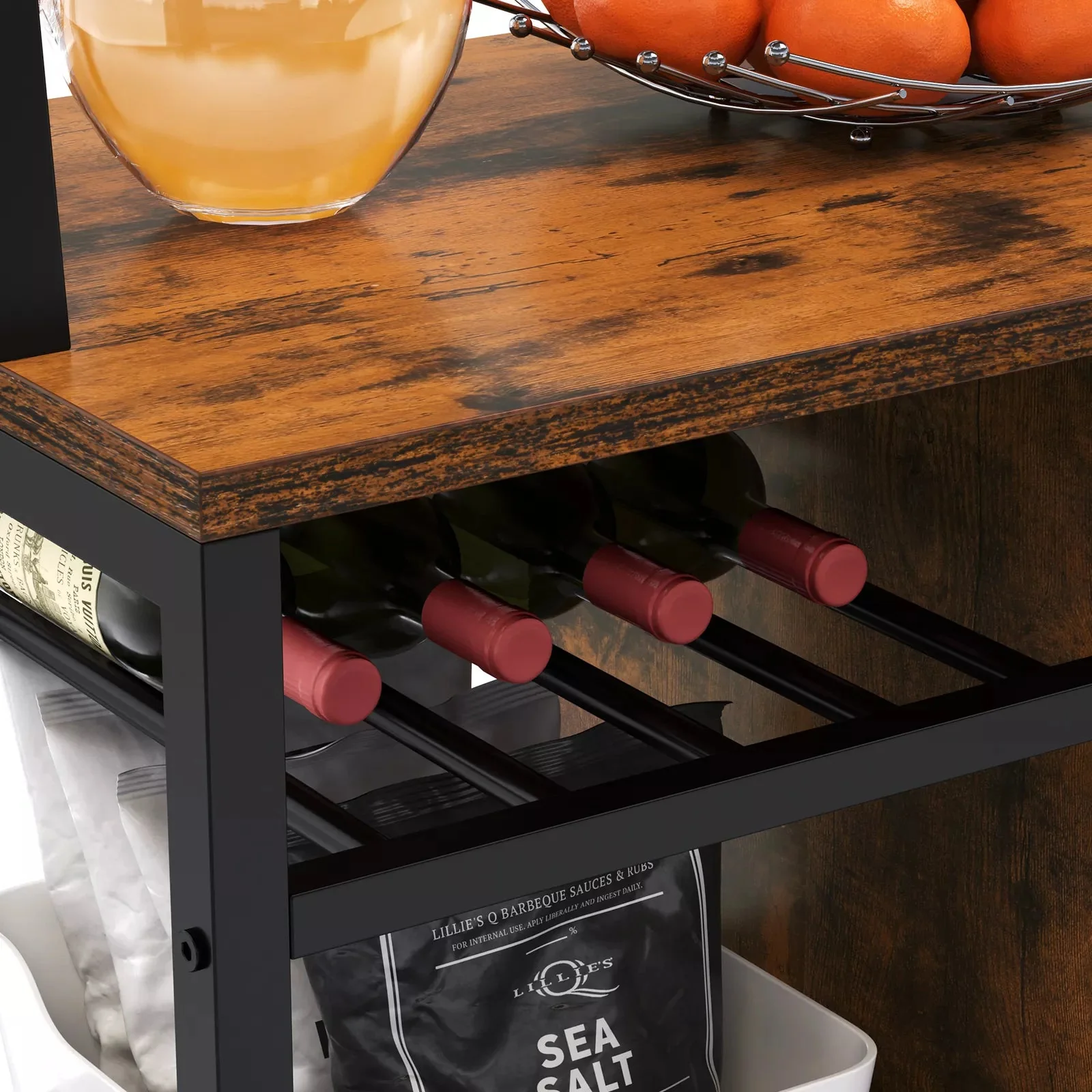 Austin Bakers Rack With Cabinet - Image 8