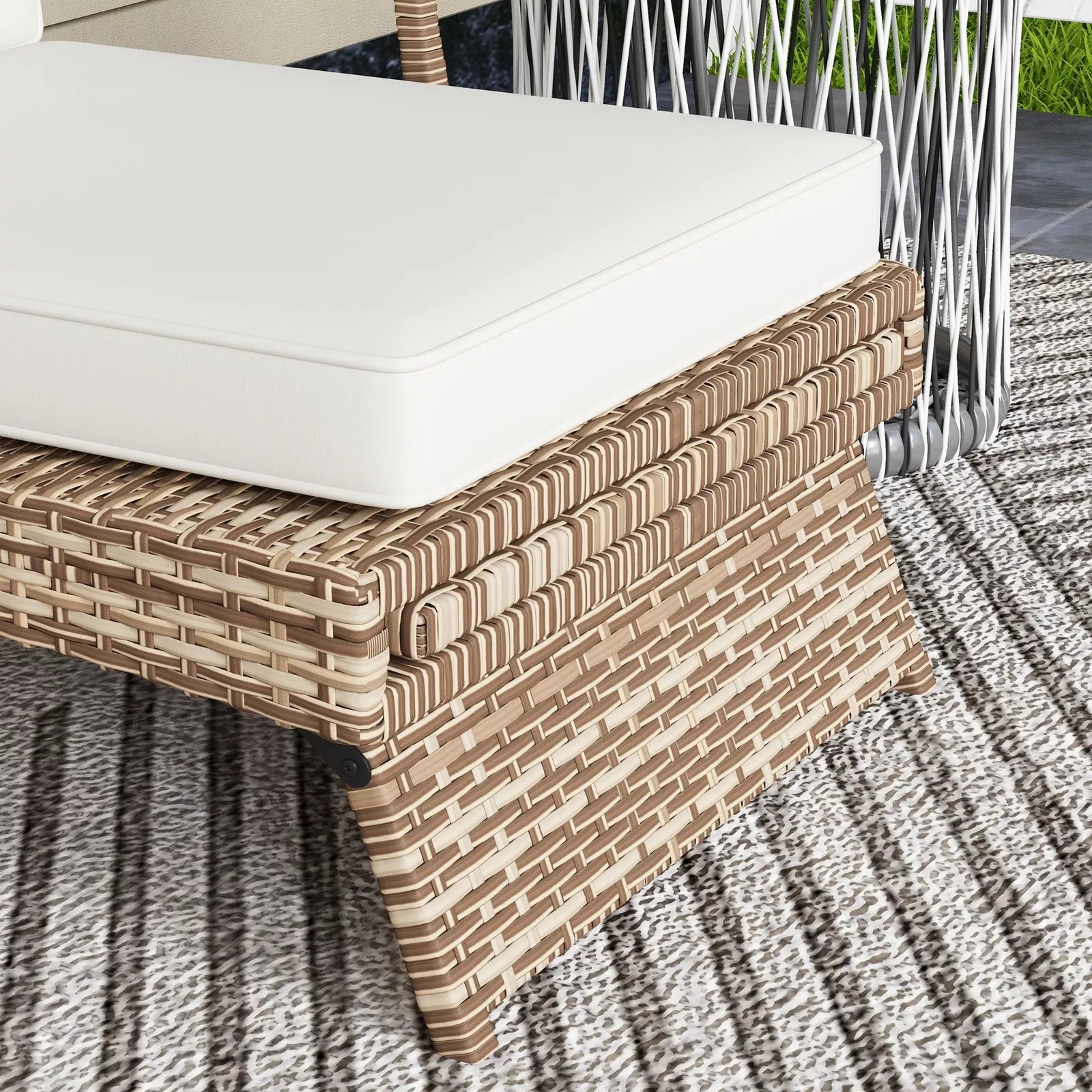 Aya Rattan Outdoor Lounge Chair - Image 5