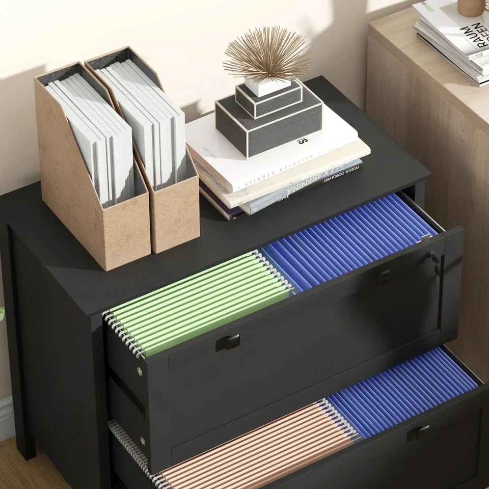 Baird 2 Drawers File Cabinet - Image 4