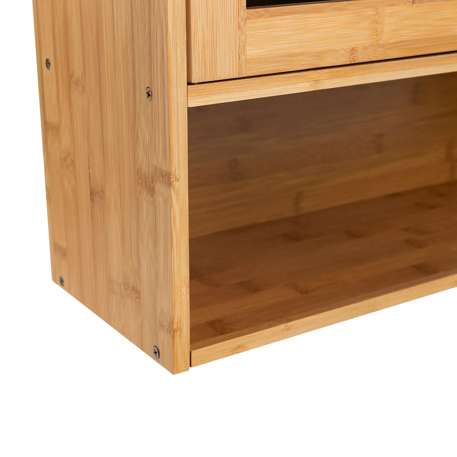 Bamboo Wall Mounted Bathroom Cabinet - Image 4