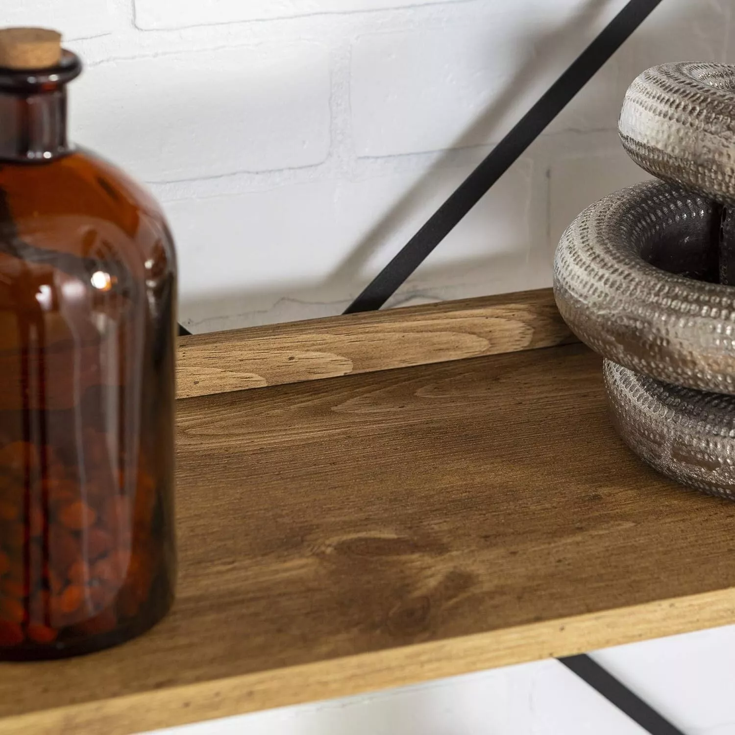 Barker Industrial Bookcase Bookshelf - Image 7