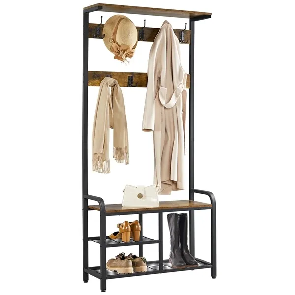 Bauer Coat Stand With Shoe Rack - Image 2