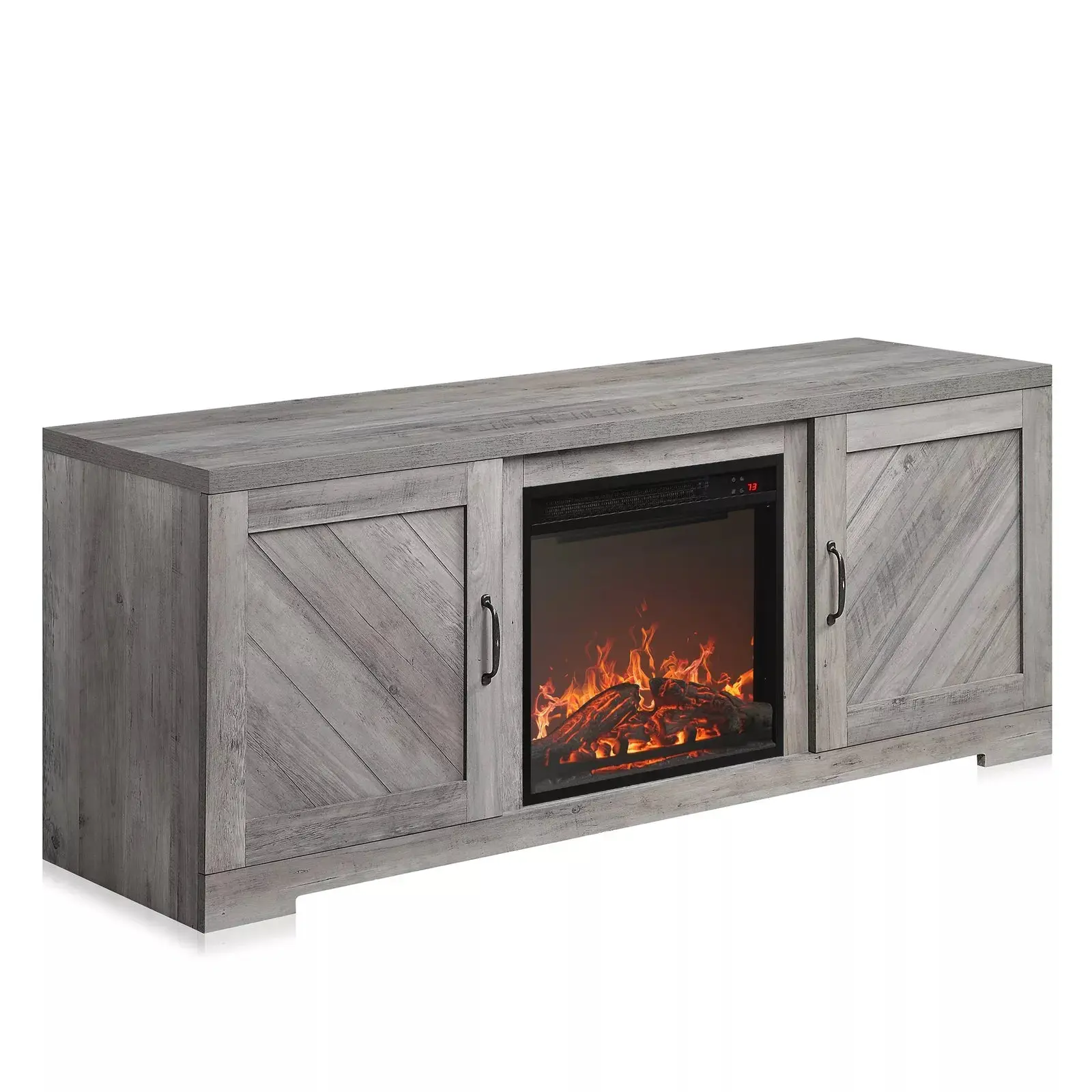 Bell Farmhouse Fireplace TV Stand (Up to 65") - Image 2