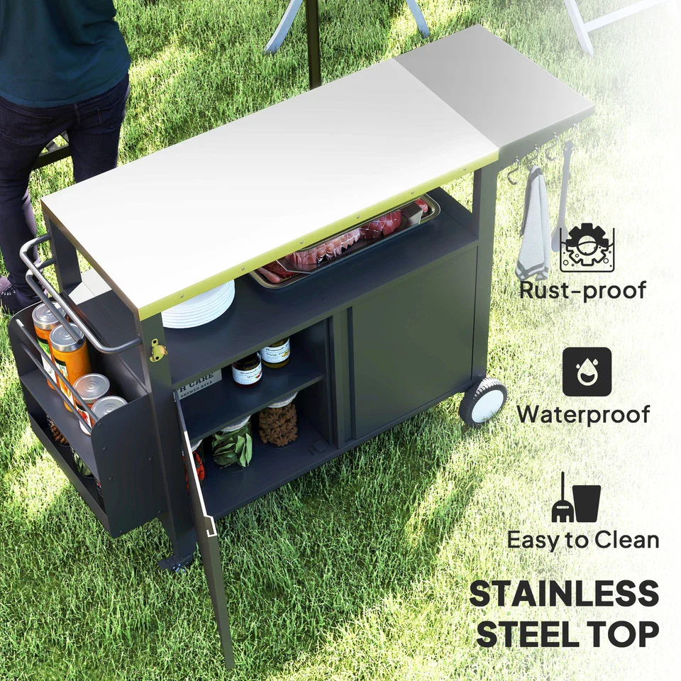 Berg Outdoor Bar Cart - Image 3