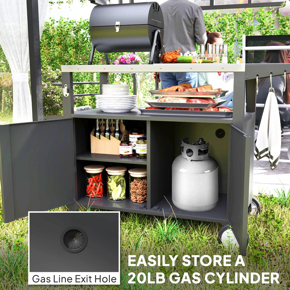 Berg Outdoor Bar Cart - Image 6