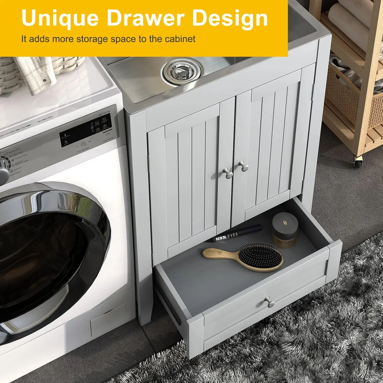 Berg Utility Laundry Sink Cabinet - Image 5