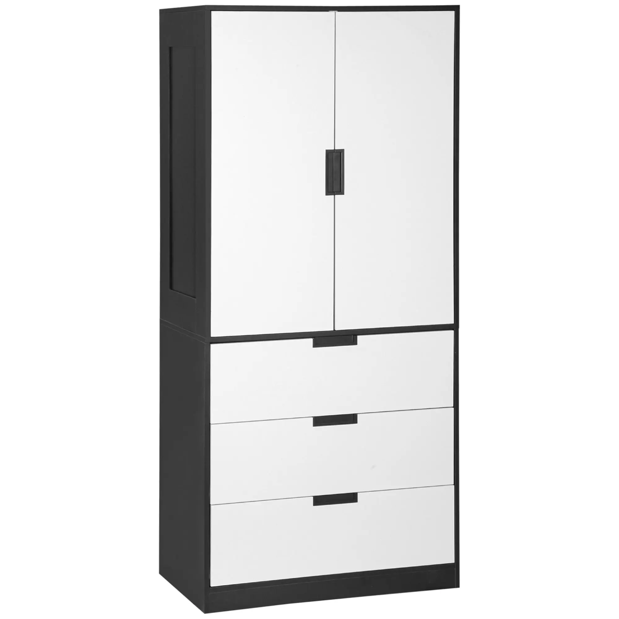 Bertha 2 Door Wardrobe With Drawers - Image 2