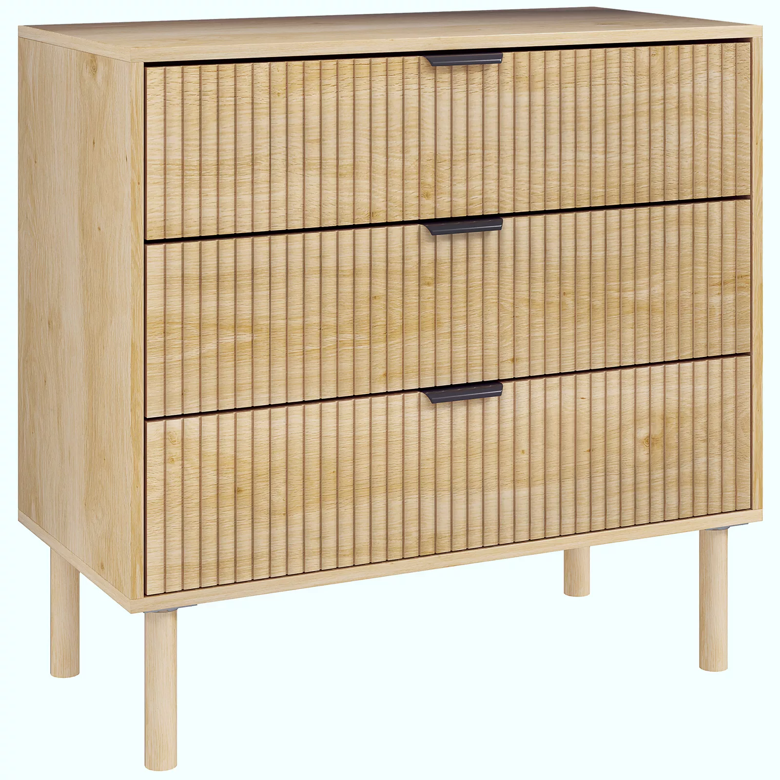 Bertha 3 Drawer Chest Dresser - Image 2