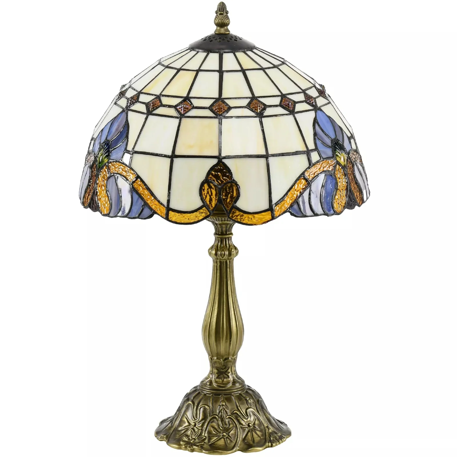 Blue Tiffany Table Lamp - Image 2