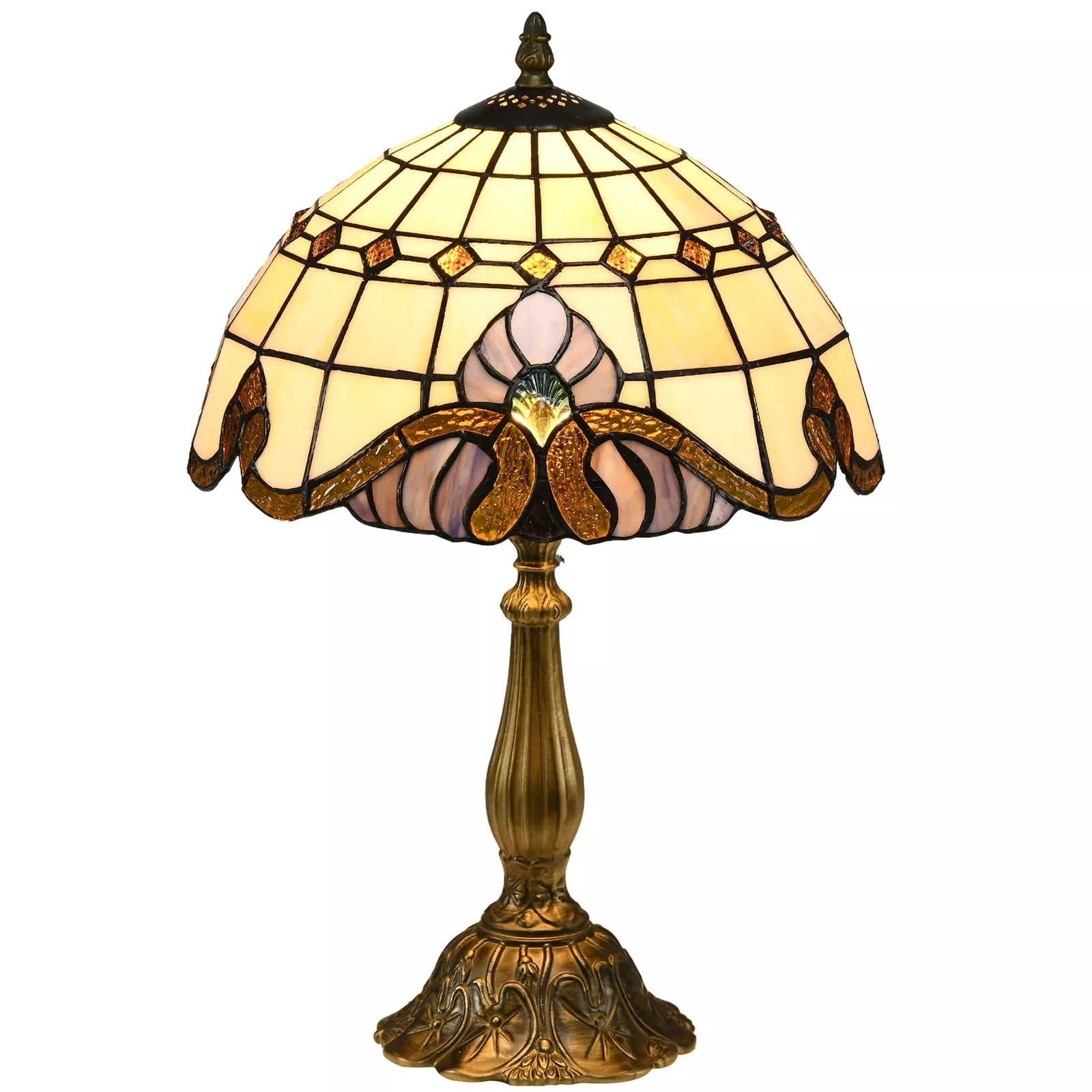 Blue Tiffany Table Lamp - Image 3