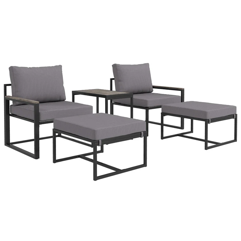 Brett 5 Piece Patio Furniture Set - Image 2