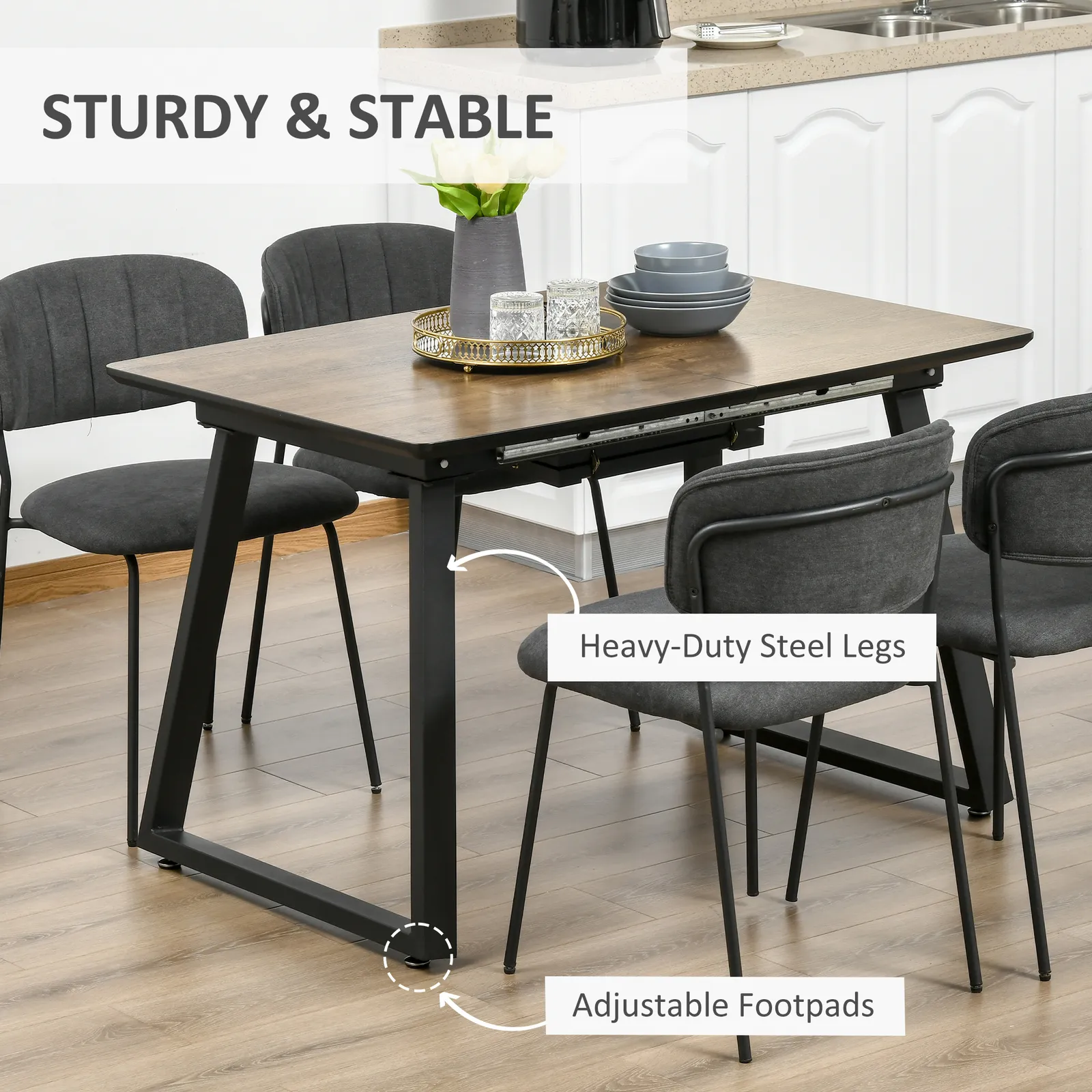 Brett Extendable Dining Table - Image 3