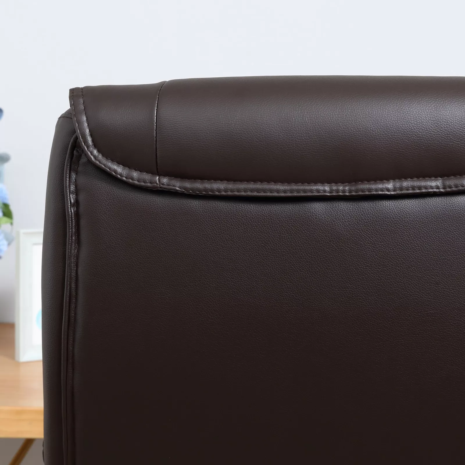 Bruce Leather Home Office Desk Chair - Image 7