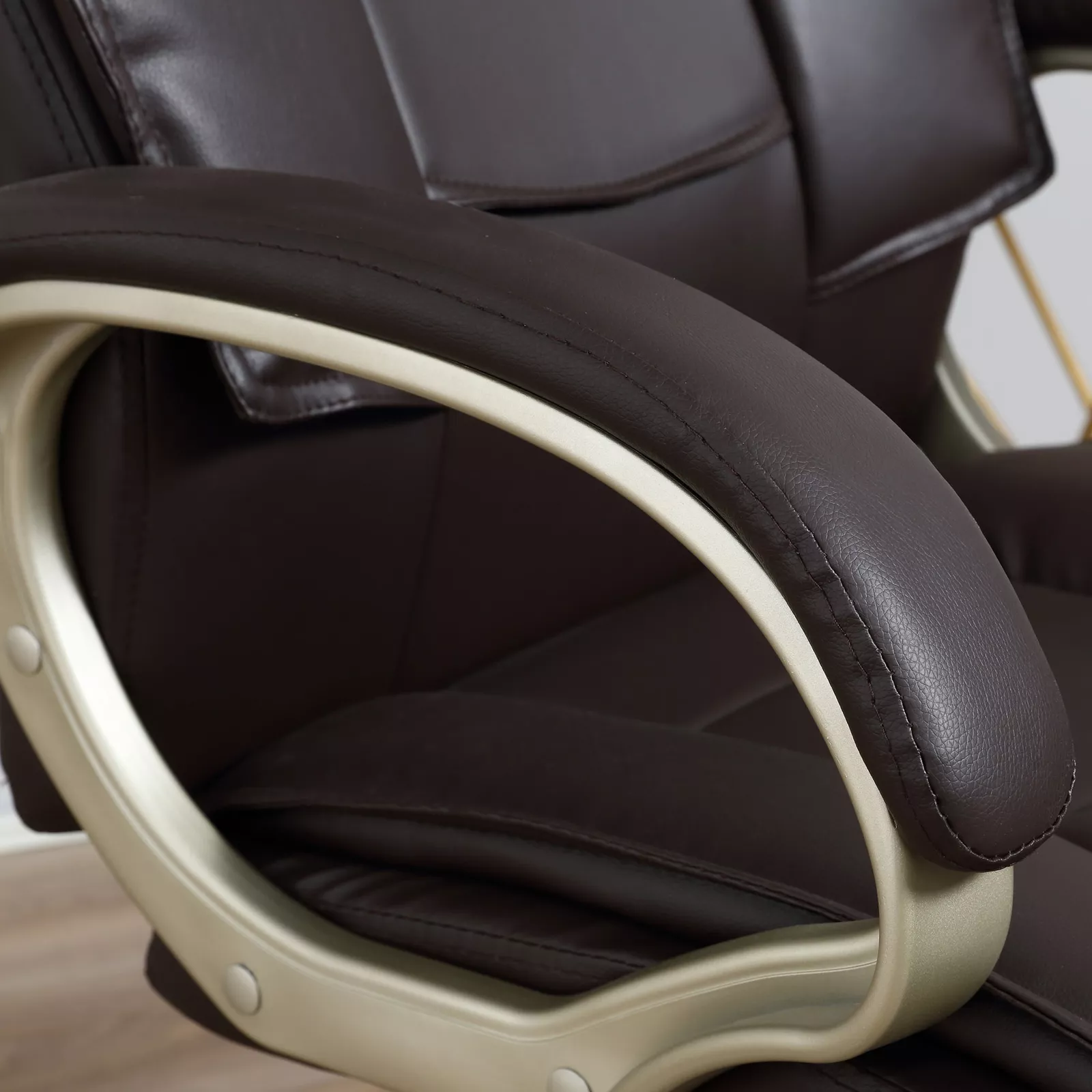 Bruce Leather Home Office Desk Chair - Image 8