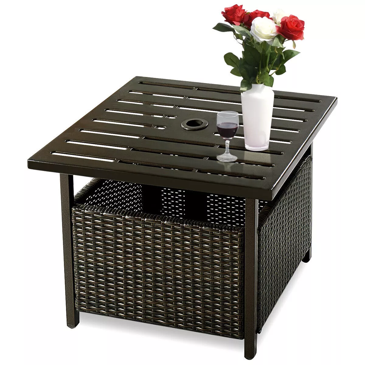Burch Small Outdoor Garden Coffee Table - Image 2