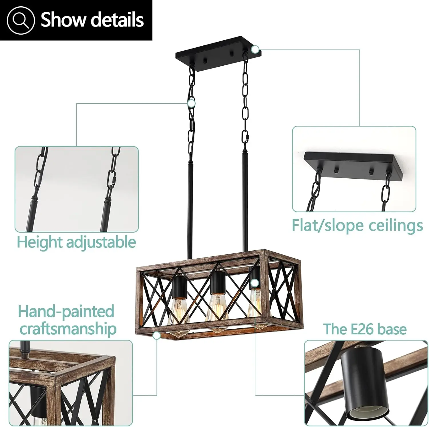 Cage Farmhouse Kitchen Pendant Light - Image 3