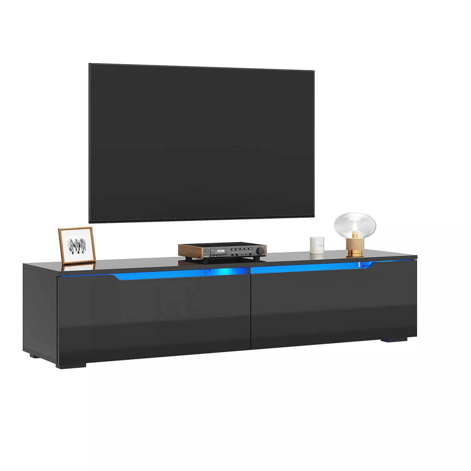 Calhoun High Gloss TV Cabinet Stand - Image 3