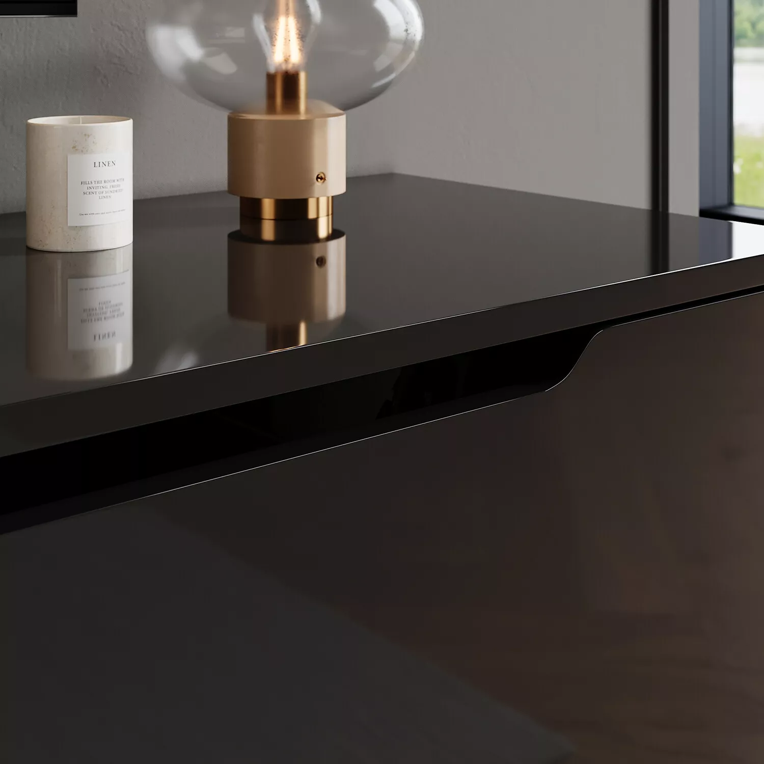 Calhoun High Gloss TV Cabinet Stand - Image 5
