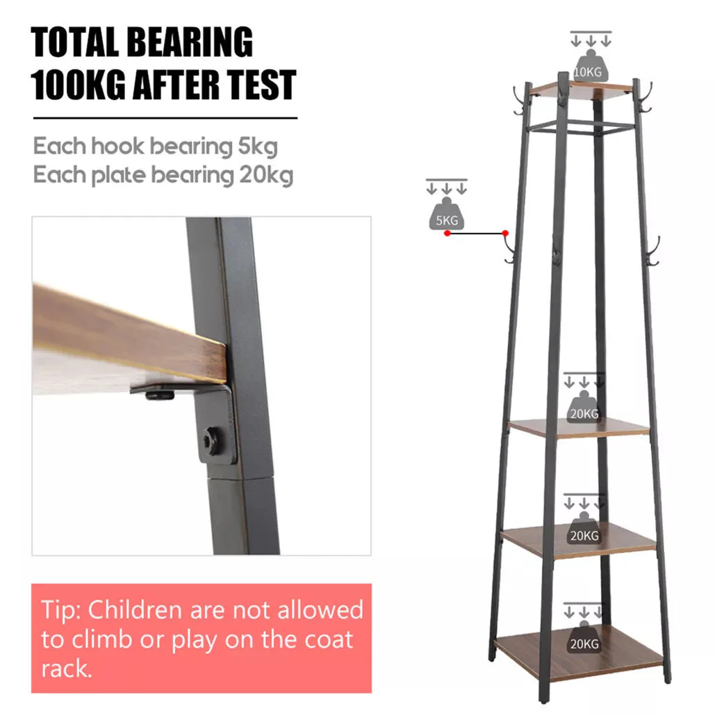 Calum Coat & Clothes Rack Stand - Image 3