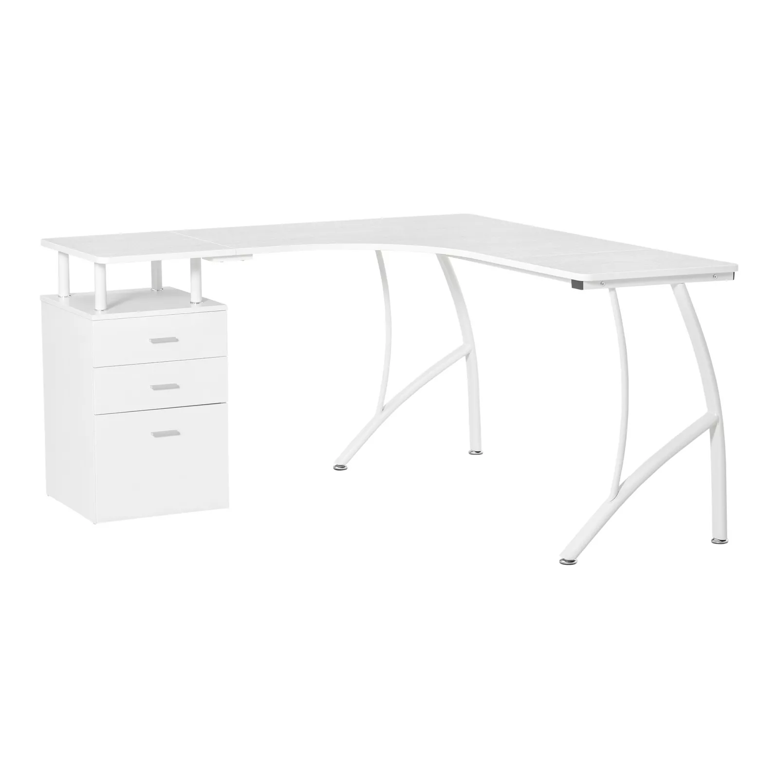 Carey Corner L Shaped Computer Desk With Storage - Image 2