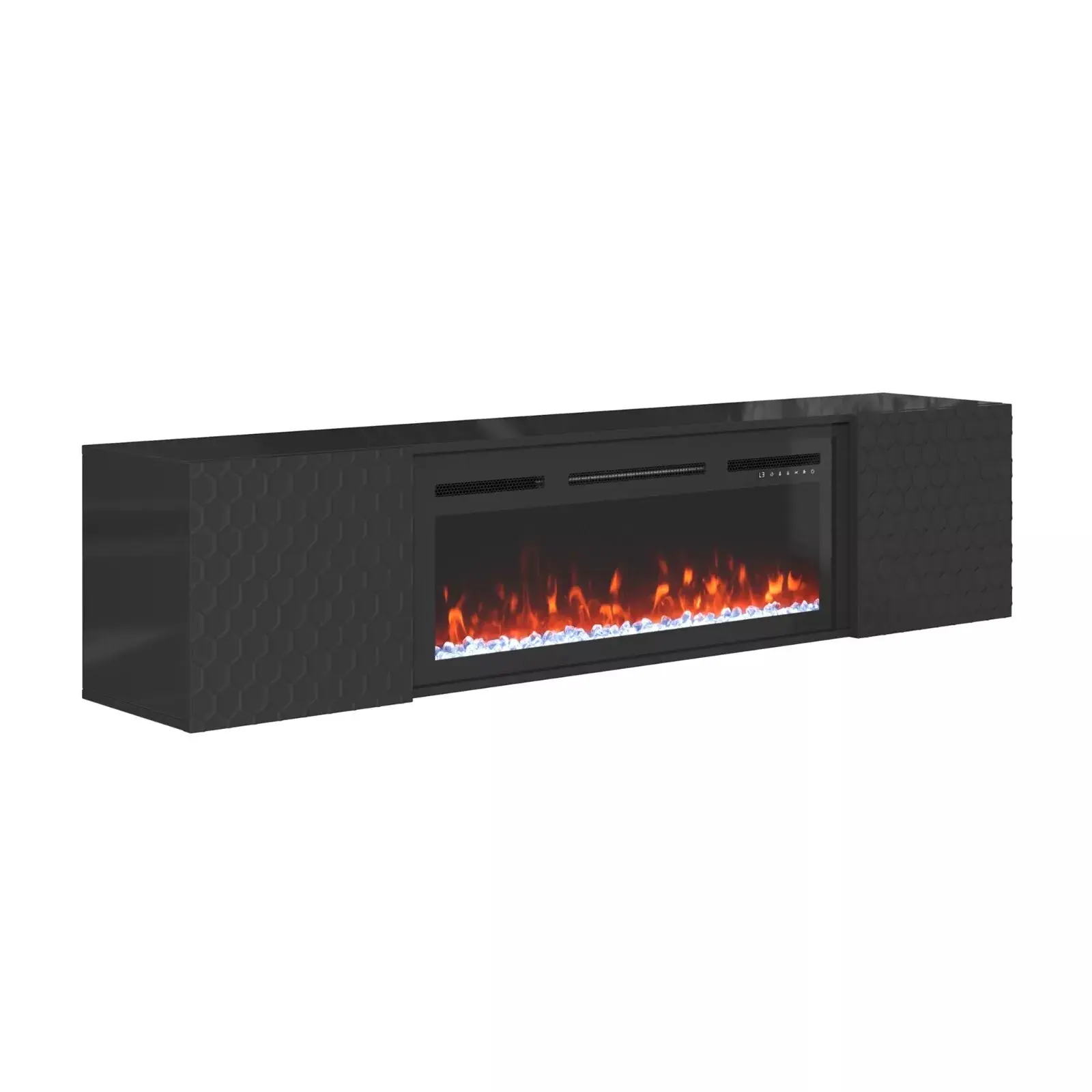 Carey Modern Fireplace TV Stand (Up to 80") - Image 2