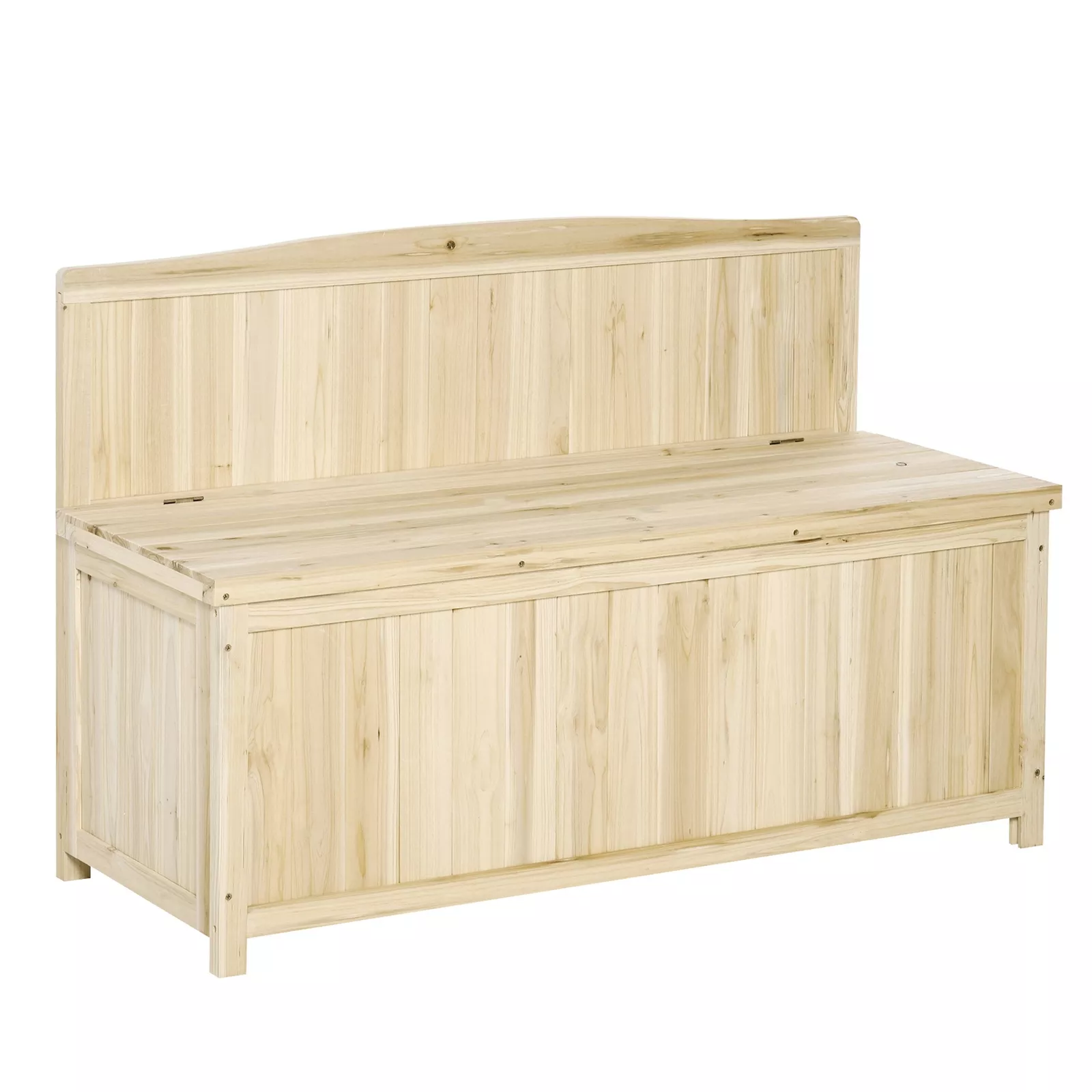 Carroll Outdoor Garden Storage Bench - Image 3