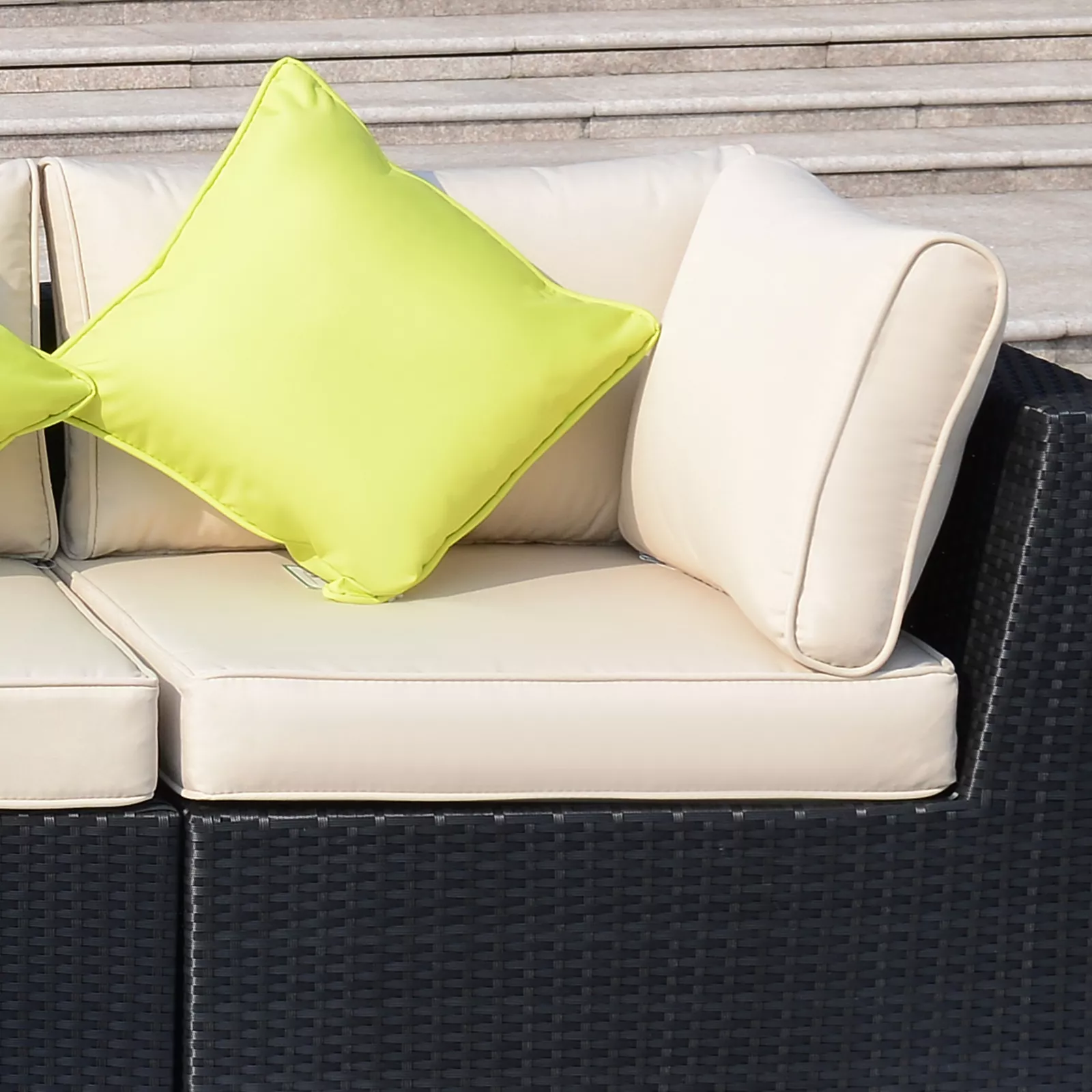 Carson Outdoor Garden Corner Couch Set - Image 4