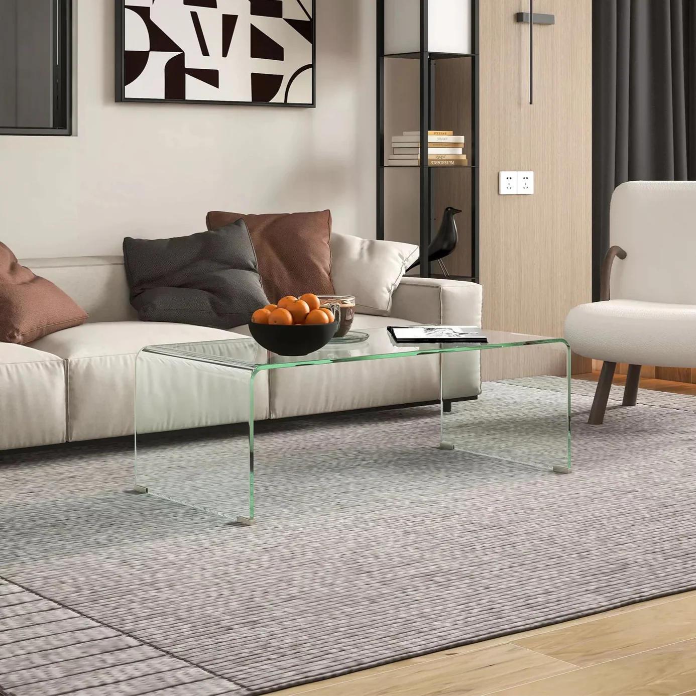 Carter Glass Coffee Table