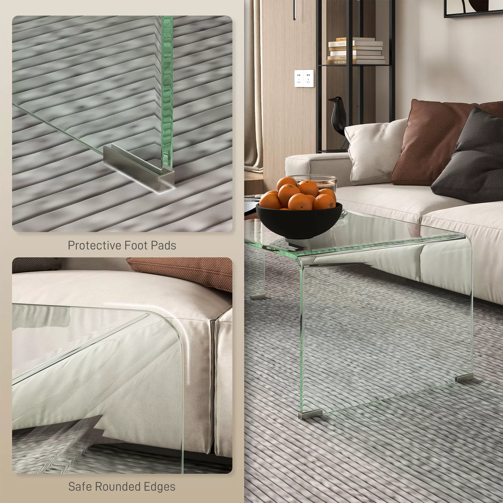 Carter Glass Coffee Table - Image 5