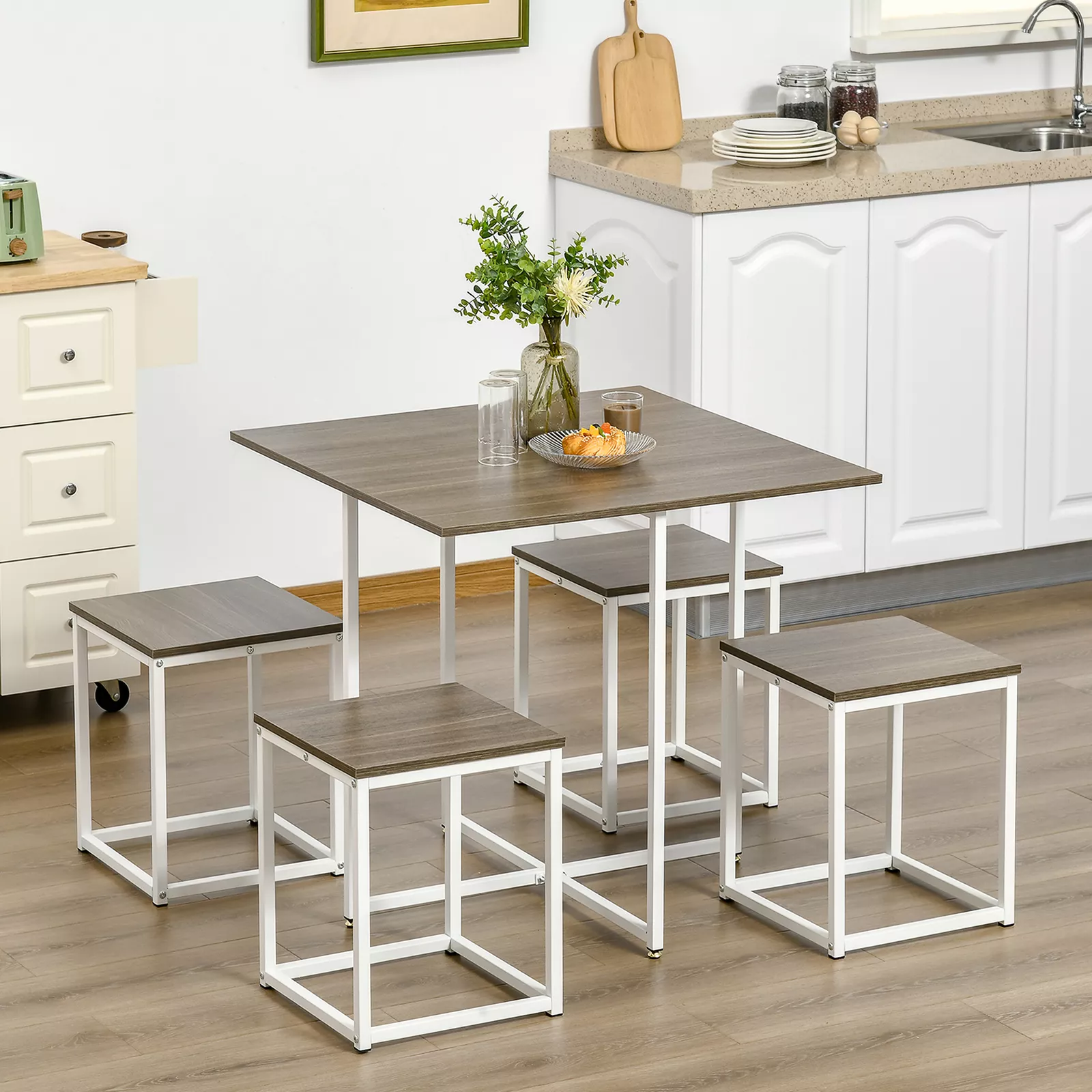 Cecil Kitchen Dining Table Set For 4