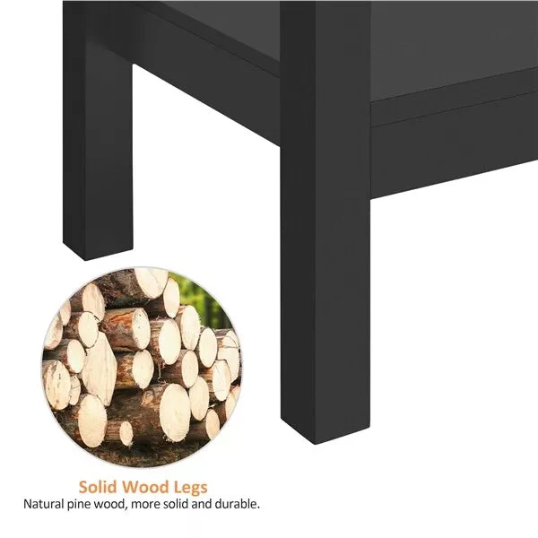 Chanel Black Narrow Entryway Table - Image 7