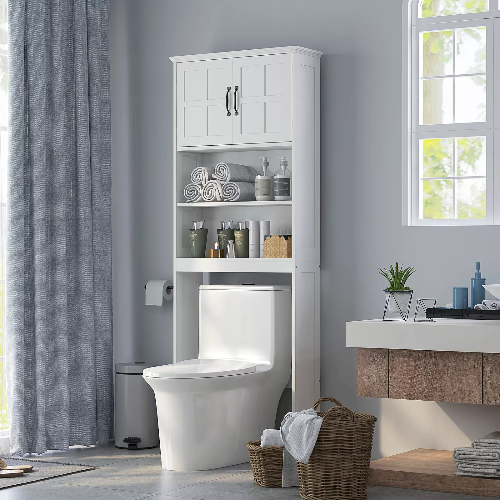 Charlie Over Commode Storage Cabinet - Image 10