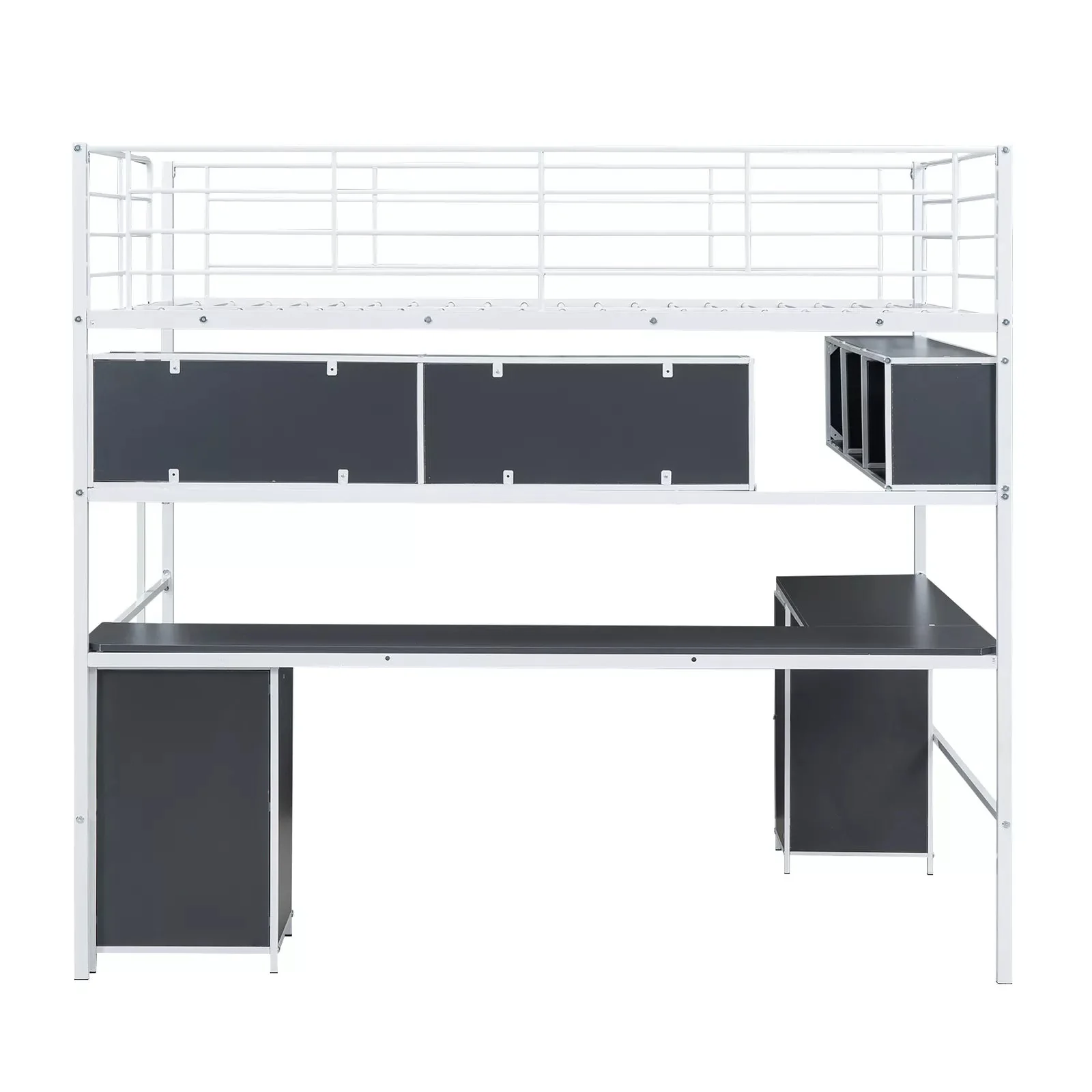 Chloe Full Loft Bed With Desk - Image 4