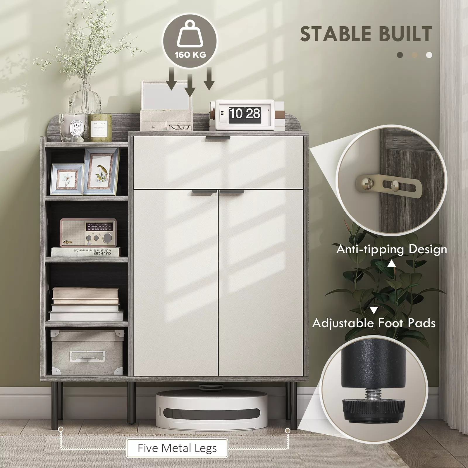 Clark Shoe Storage Cabinet - Image 6