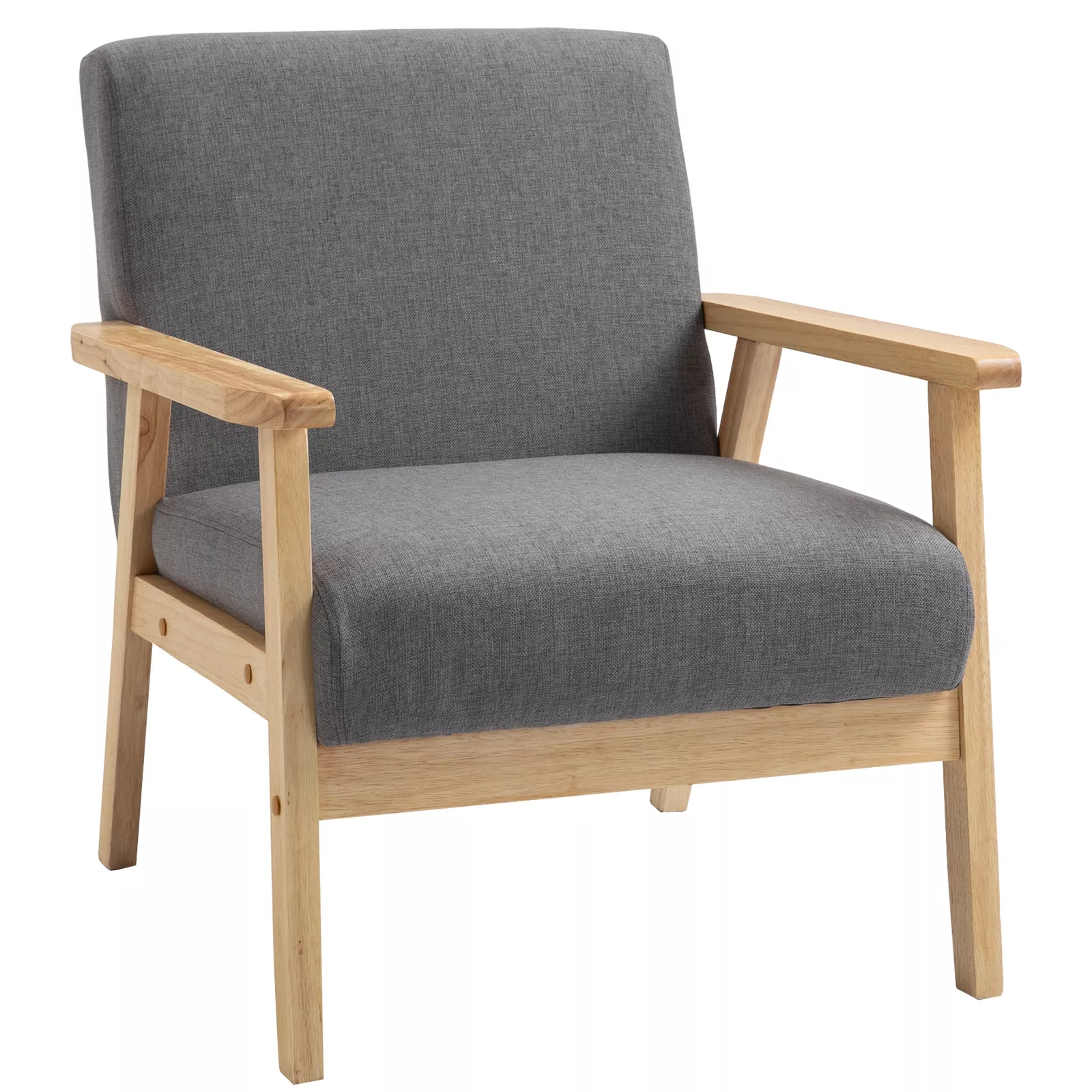 Cline Linen Accent Armchair - Image 2