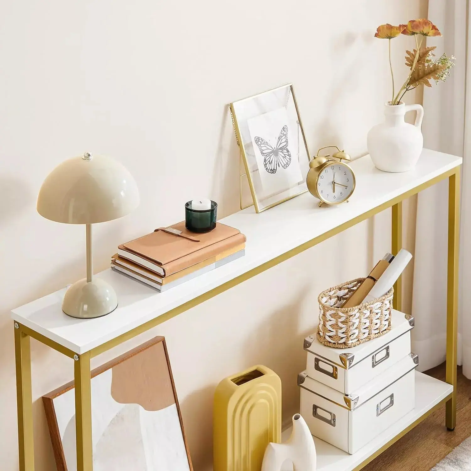 Cobb Modern Narrow Entryway Table - Image 3