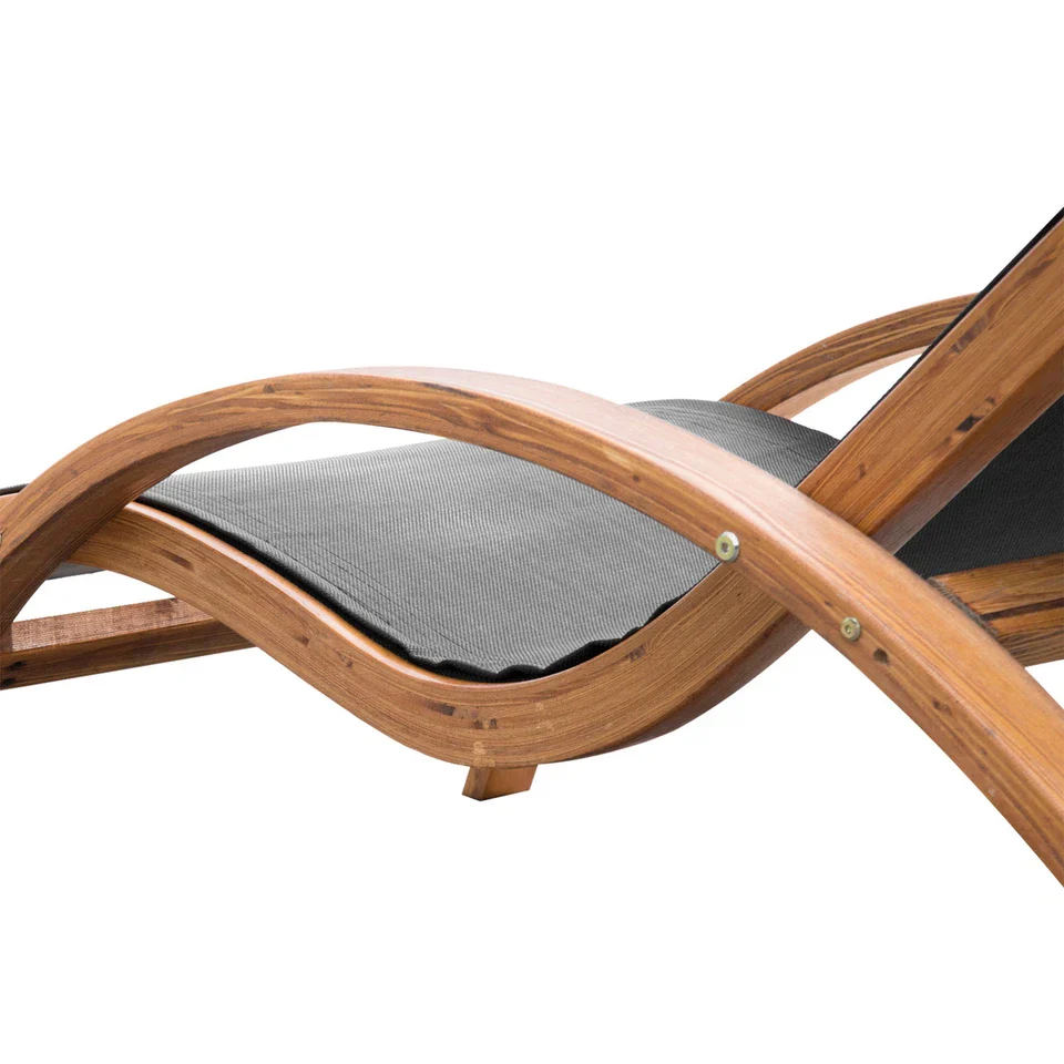 Cochran Wooden Outdoor Lounge Chair - Image 5